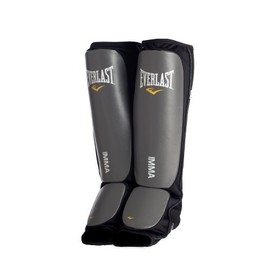 Everlast Unisex Adult Sports Boxing Shin Guard Martial Mixed Arts Shinguard, Black, S/M