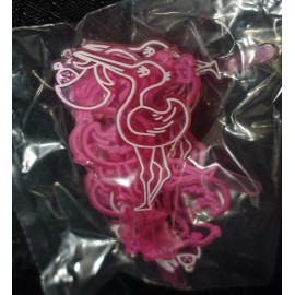 Unbranded Stork baby cupcake topper / baby girl / baby boy / 12 ct / baby shower - Pink