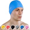 AqtivAqua Swimming Cap for Adults and Kids — Soft and