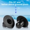 Replacement Above Ground Swimming Pool Filter Pump Strainer Hole Plug