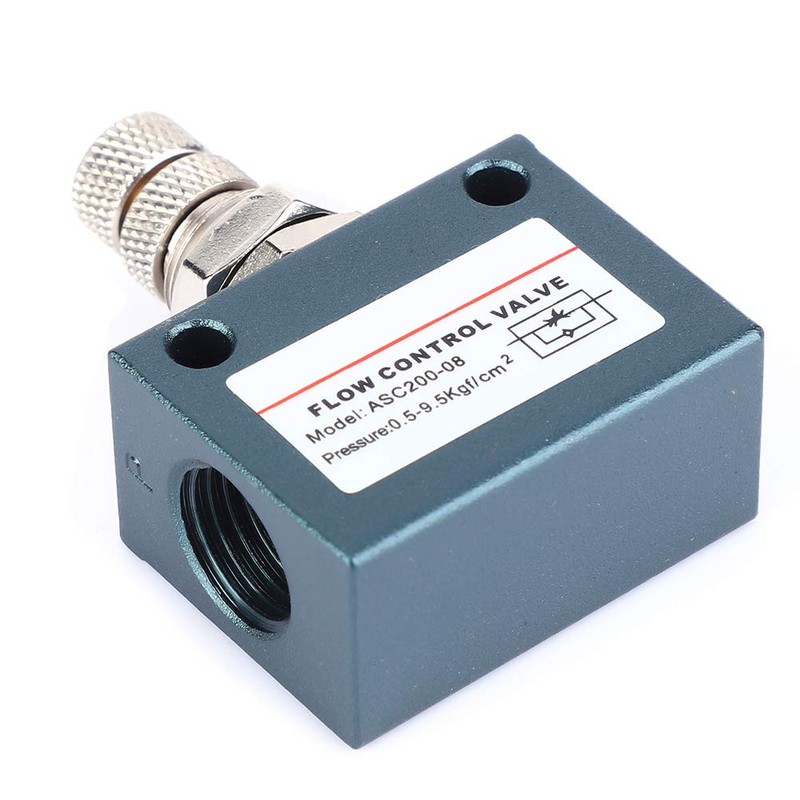 G1/4 Air Flow Control Valve, ASC200 08 Aluminium Alloy Throttle