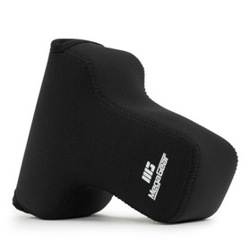 MegaGear MG1196 Olympus OM-D E-M5 Mark II 14946 mm Ultraleichte Kameratasche aus Neopren mit Karabiner Haken schwarz