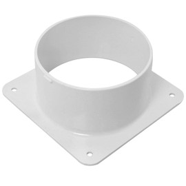 JJHXSM Brida de plástico para conducto de 4 pulgadas Tuyere conector de tubería de conexión de brida para sistema de ventilación de calefacción y refrigeración