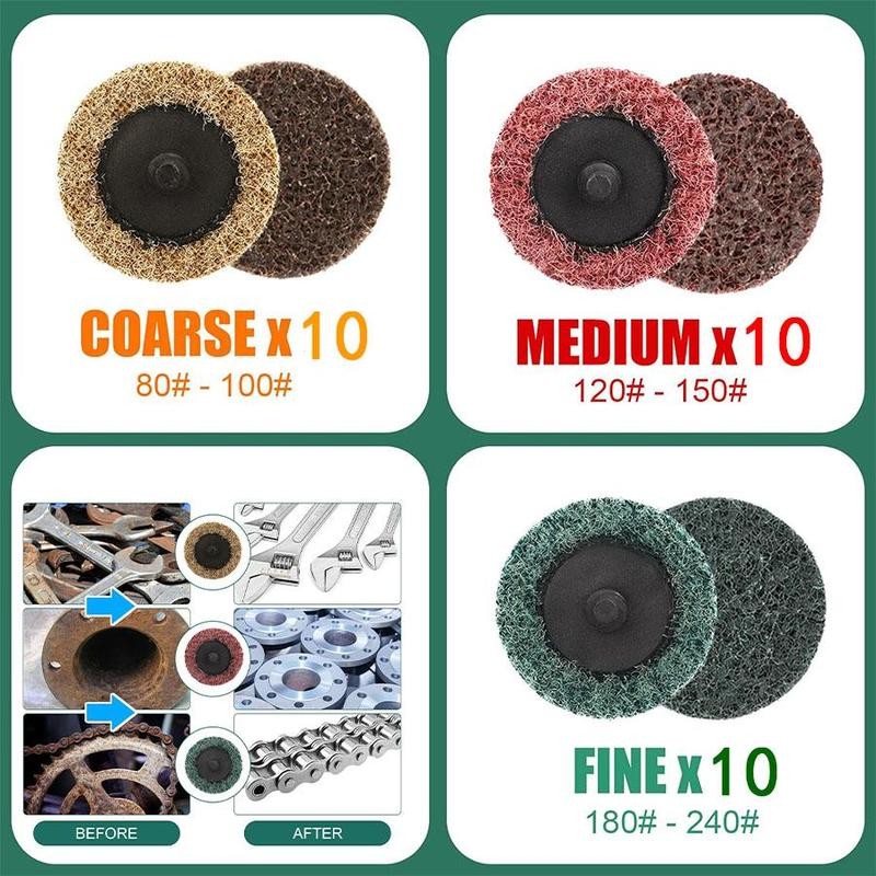 Quick Change Sanding Disc, Mold Grinding Polishing Discs for Surface