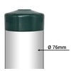 SKIR'CO Pack of 2 fence post caps, round, 76 mm,