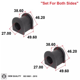 2MPLASTIC Front Stabilizer Bar Bushing for Toyota SEQUOIA 01-07 TACOMA 05-21 TUNDRA 04-06