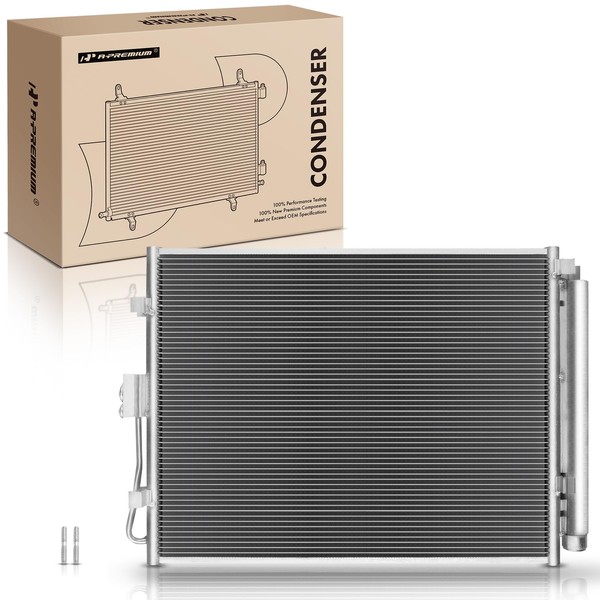 A-Premium Air Conditioning A/C Condenser Compatible with Kia Soul 2010-2011