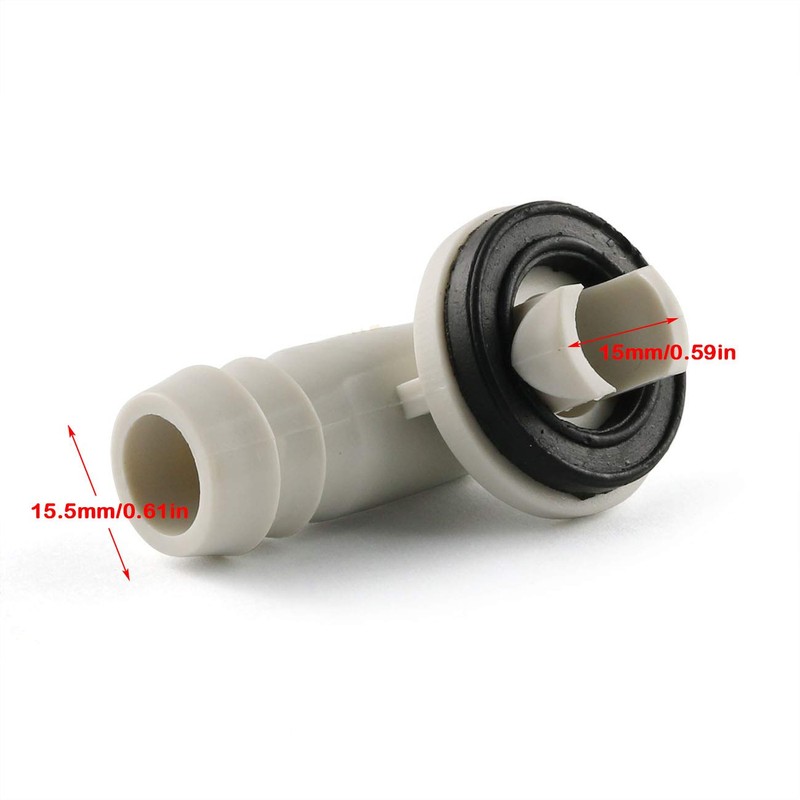 E-outstanding Air Conditioner Drain Connector 2PCS 3/5 Inch AC Drain