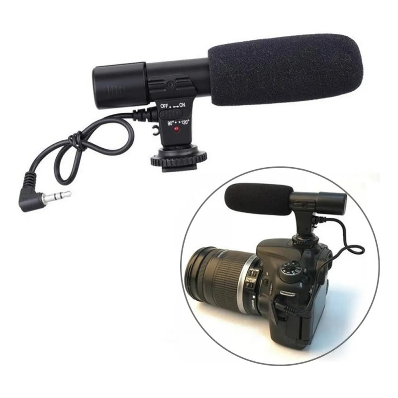 Cámara Slr Crófono Crófono De Grabación Estéreo Para