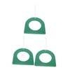 WOONEKY Refine Your Game 3pcs Golf Putting Cup Flag Set