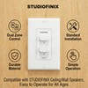 in-Wall 2-Zone A/B Speaker Selector Switch, 120W Peak Power Per