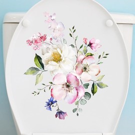 Mesticar Toilet Bowl Wall Sticker Frog Toilet Sticker Stylish Bathroom Sticker Cute DIY Wall Sticker Cute Sticker Removable Stylish Nordic Modern Art PVC Waterproof Removable Room Decoration Wall Sticker Decoration (02)