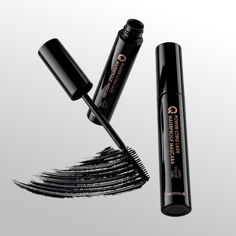 Nudique fine fiber non-smudge smudge proof mascara power long lash