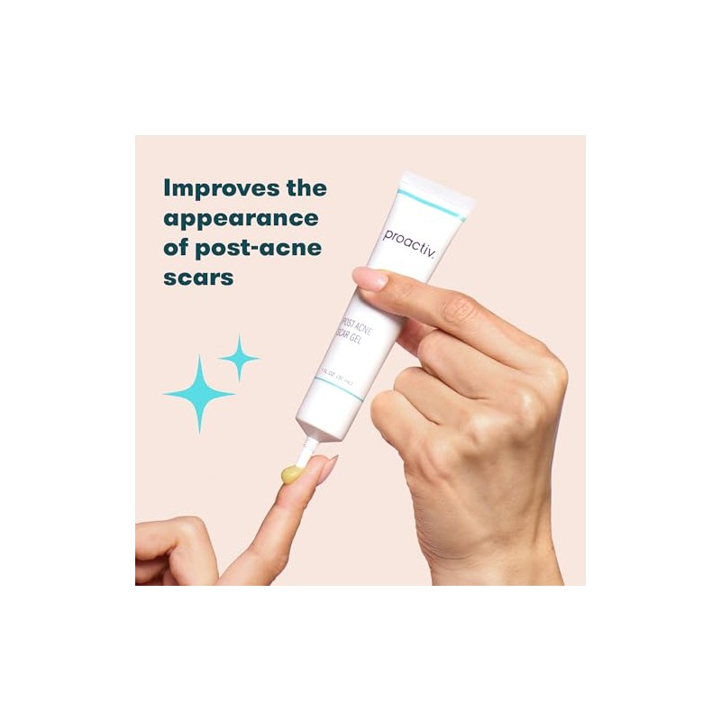 Gel facial para tratamiento de cicatrices de acné