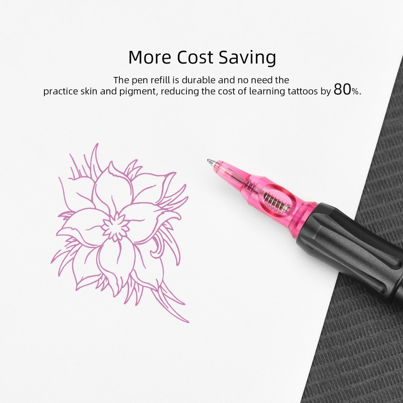 DIY Tattoo Tool Kit Portable Small Tattoo Pen Ballpoint Pen