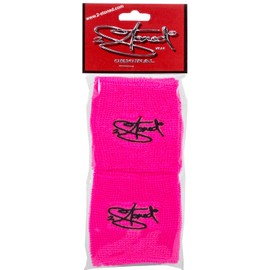 2Stoned Original Sweatbands 8 cm Neon Pink with Stick in Black