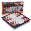 QuadPro Magnetic Backgammon Board Game Set with Folding Board Travel