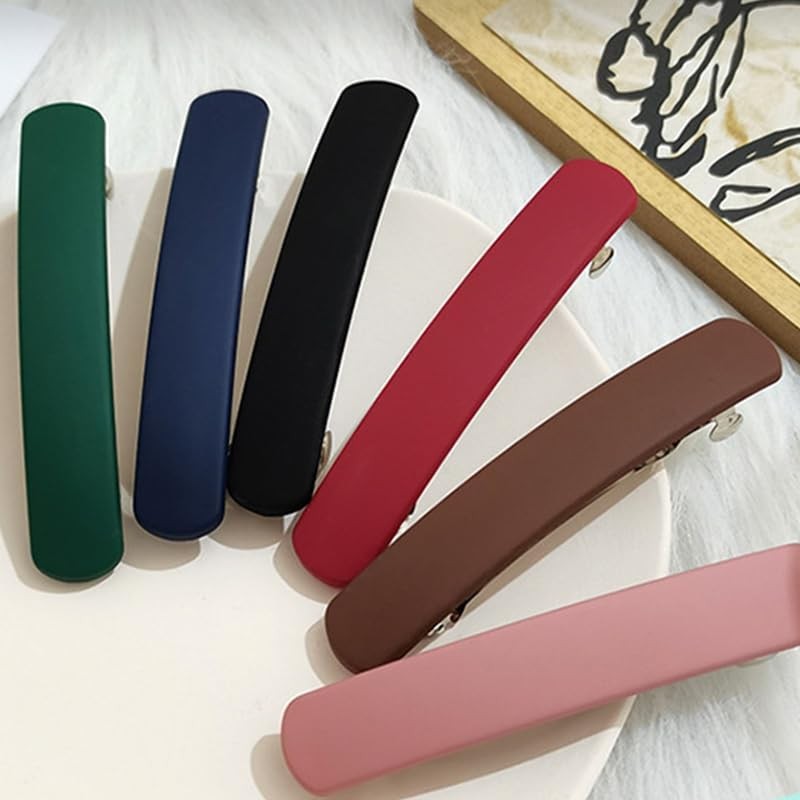 Nakanoya AMBT5 Barrette, 2.6 inches (65 mm), Plastic, Resin, Hair