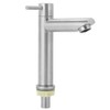 G1/2in Stainless Steel Bathroom Basin Sink Faucet Single Cold Water