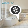 Matte Black Snap-in Shower Drain Cover Replacement, Welsan Stainless Steel