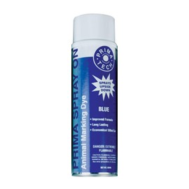 Prima Marc Spray Identification Sorting Livestock 500ml Marking Paint Blue