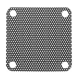 MECCANIXITY 20PCS PC Dust Filter, 40mmx40mm PVC Computer Case Cooler Dustproof Mesh Cover Fan Grills for Computer Chassis Speaker, Black