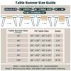 FEXIA Boho Table Runner for Home Decor with Tassels 48