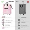 CIBOTIES Reusable Grocery Bag on 5 Wheels, Rolling Shopping Bags