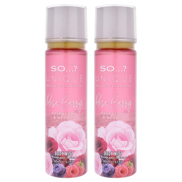 So…?...? Unique Rose Berry Body Mist - Floral, Fruity Body