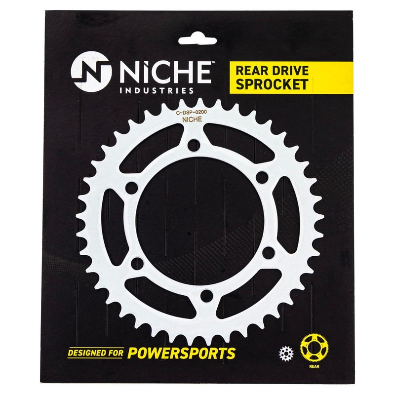 NICHE Drive Sprocket Chain Combo for Kawasaki Ninja 400 Front