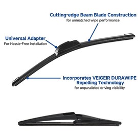 26" 17" 12" Windshield Wiper Blades Compatible with Nissan Rogue 2014-2023 Pathfind 2013-2021 Original Factory Quality Front Rear Wipers Blade Set for My Car - Pack of 3