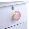 mookaitedecor Set of 4 Rose Quartz Round Drawer Knob 37
