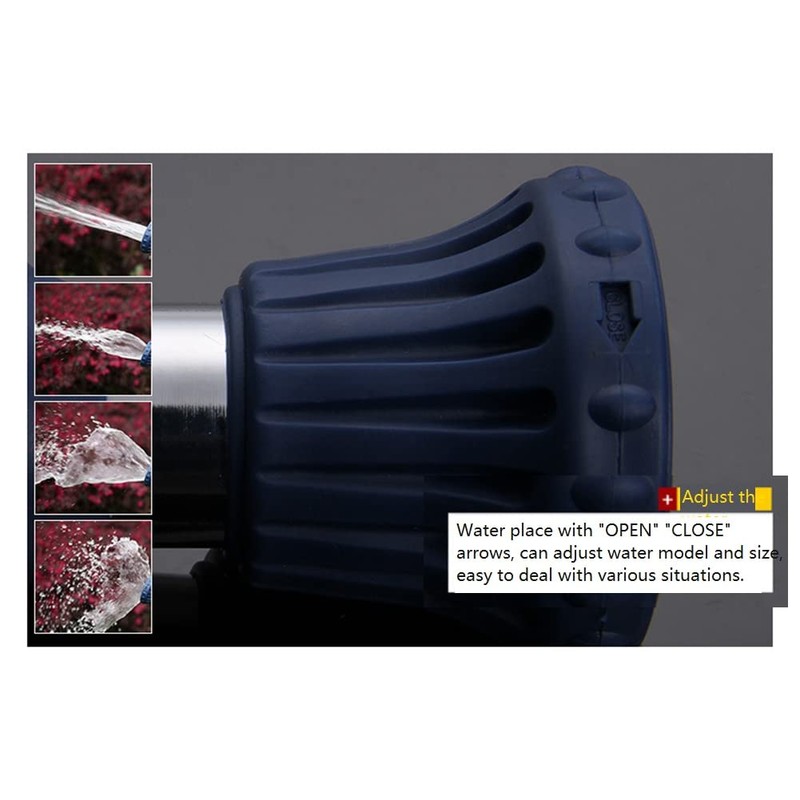 Joasaca 1 Piece Fire Hose Nozzle Heavy Duty Fireman Style