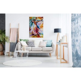 Dance Waltz by Leonid Afremov Canvas Wall Art Picture Print for Home Decor (30x20)