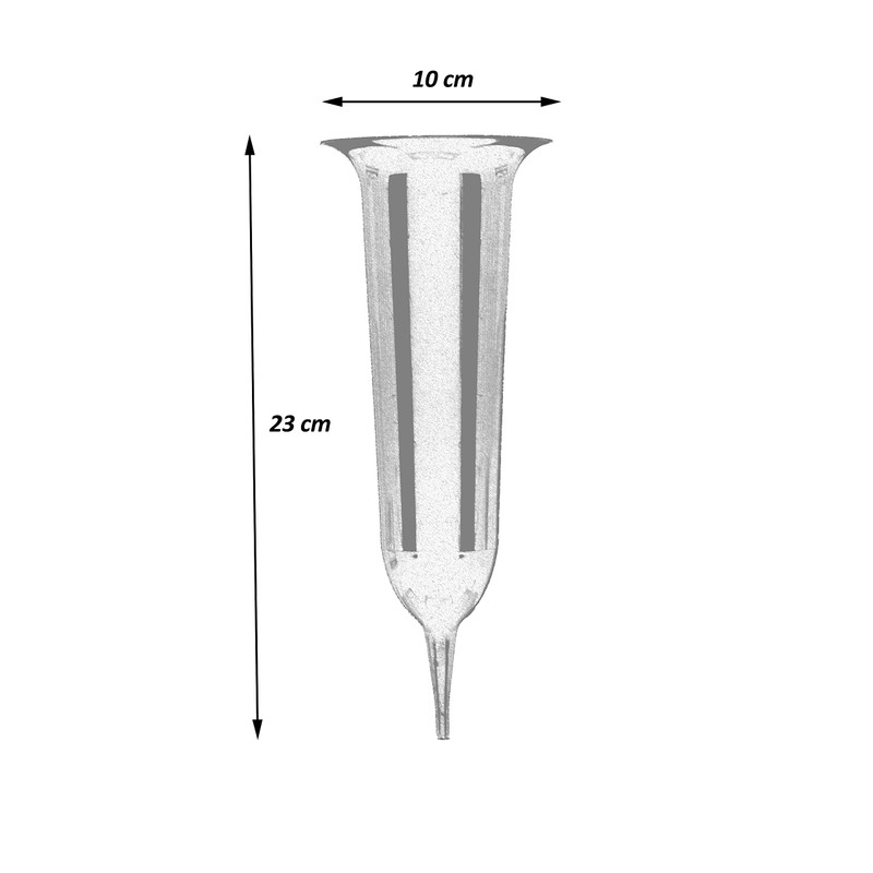 Tymar Grave Vase, Pack of 2, Cemetery Vase with Ground