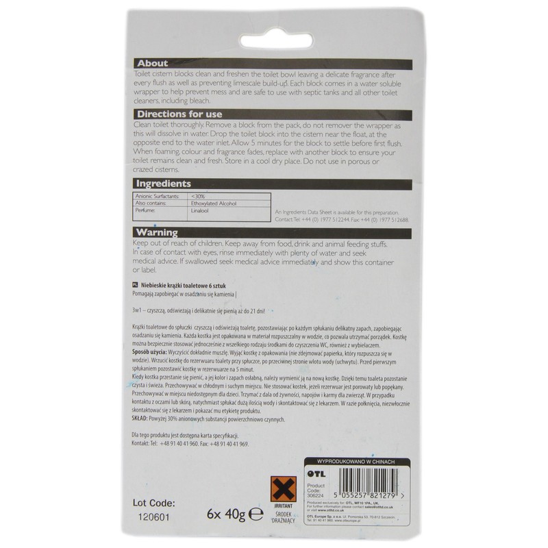 Keep It Handy Blue Flush x 6 (Pack of 8,