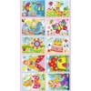 WANLIAN Pack of 10 Sticky Mosaic Set Stickers for Children