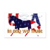 CafePress in God We Trust Rectangle Car Bumper Magnet