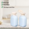 3 Pcs 3.4 oz Shampoo Squeeze Bottle, Refillable Plastic Travel