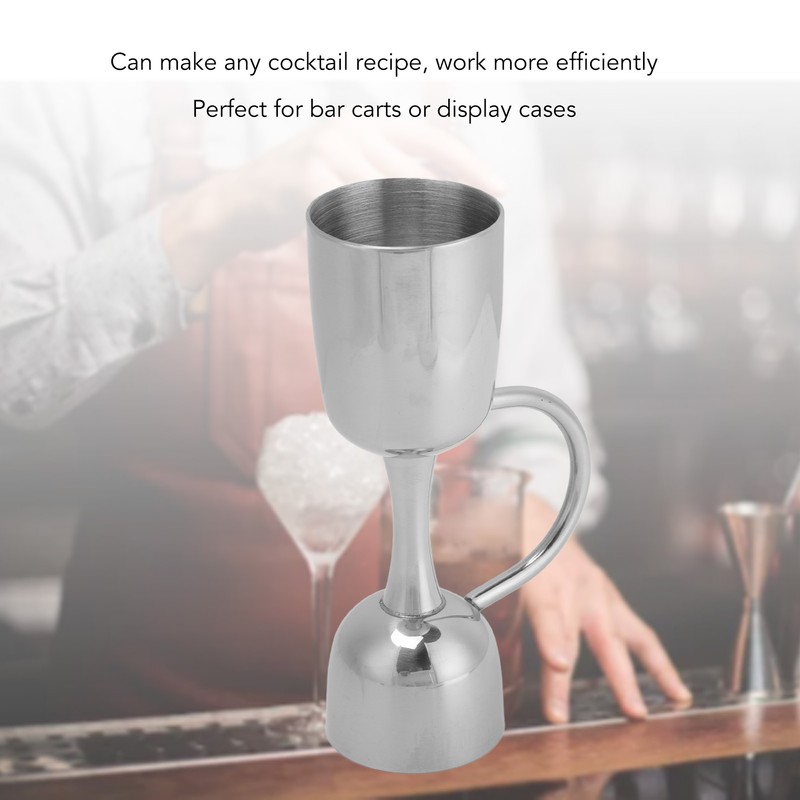 Stainless Steel Bar Measures Jigger Wine Cocktail Shaker Jigger Dual