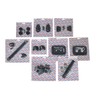 2 x black lift off hinges with fixing screws