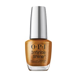 OPI Infinite Shine Stunstoppable | Opaque Dark Brown Metallic Long Wear Gel Like Nail Polish | Vegan, Long Lasting, Streak Free
