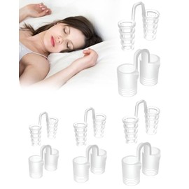 LEEQBCR 8 Schnarchstopper,Anti Schnarch,Verbesserung Der Atmung,Verbessern Den Schlaf,Wiederverwendbares SchnarchgeräT,Halten Sie Gut Atmen,Einfach Zu Bedienen