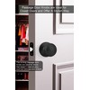 goldenwarm Black Passage Door Knobs, Closet Door Knobs, Matte Black