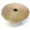 TAN High Temperature Header Exhaust Pipe Insulation Wrap Kit: 2