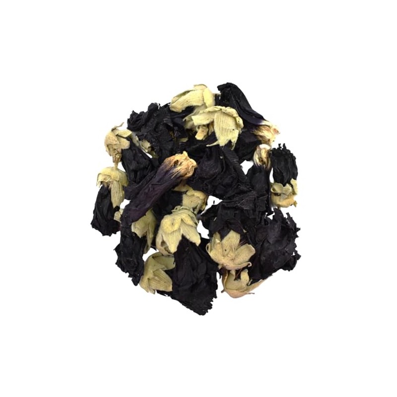Black - Rose Hollyhock Whole Dried Flowers - Alcea Rosea