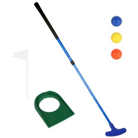 High Quality Universal Find Similar Icon Teenagers Children Adult Steel Shaft Waterproof Rubber Golf PutterColor: Blue