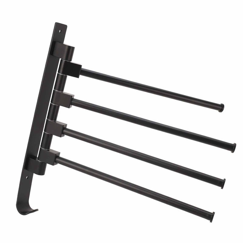 RV Clothes Drying Rack Aluminum Multifunctional Drilling Free Wind Proof