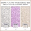 KYDA Highlighter Makeup Palette, Shimmer Highlighter Powder Makeup Palette, Diamond