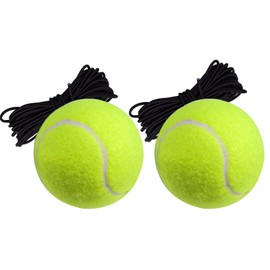 Orrdiffi Tennis Ball with Cord, Tennis Trainer Elastic Tennis Ball, Tennis Balls, Tennis Trainer, Twist Ball, Replacement Ball, Tennis Game, Garden Swing Ball for Self-Study Exercise, Beginners,